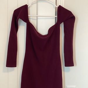 Off the shoulder boo